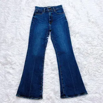 새상품급 마우지 하이웨스트 플레어 데님 인디고 25