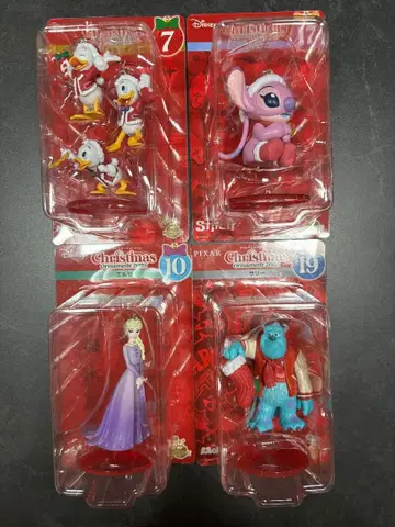 디즈니 픽사 크리스마스 피규어 세트
