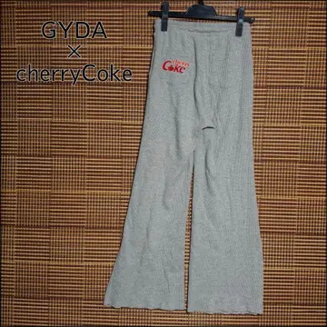 [ GYDA x Cherry Coke ] 콜라보 와플 와이드 팬츠