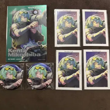 파라라이 켄타 6주년 캔뱃지 g프리 메탈릭 카드