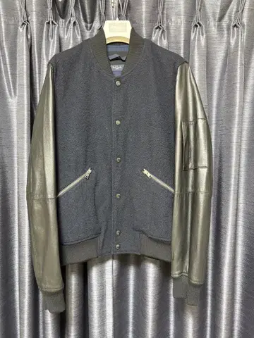 폴스미스 바시티 자켓 가죽 자켓 XL