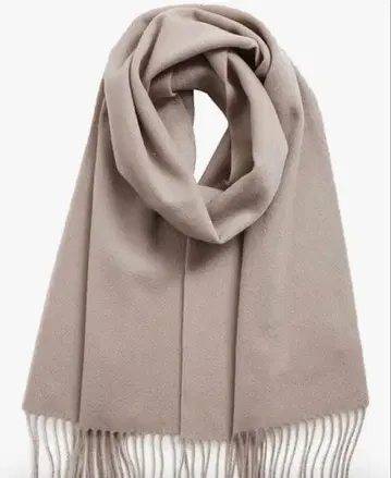 [ 미개봉 새상품 ] Filomo 캐시미어 100% 머플러 베이지 여성용