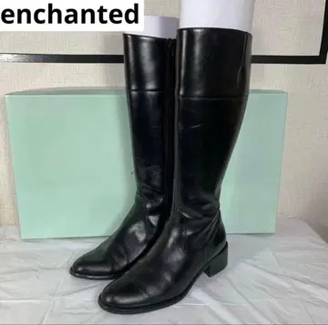 엔챈티드 enchanted 블랙 롱 부츠 새상품급 박스 포함