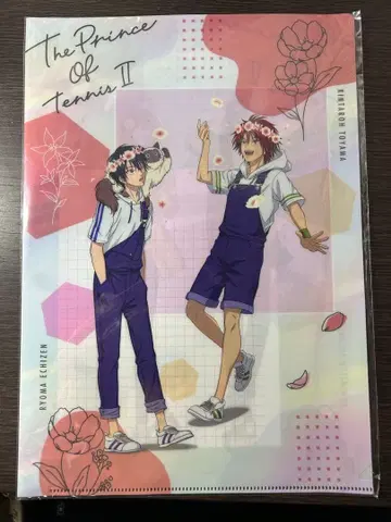 테니스의 왕자님 FLOWER CROWN A4 클리어 파일 미개봉