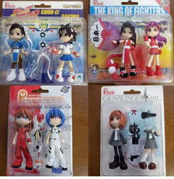 핑키 스트리트 콜라보 피규어 4패턴 4세트