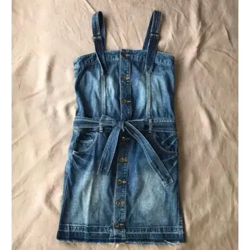 뮤베일 워크 데님 원피스