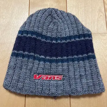 Vans 니트 모자 그레이/네이비 90s