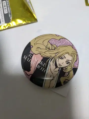 BLEACH WORLD 마츠모토 란기쿠 캔뱃지