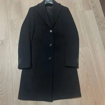 LARDINI 라르디니 체스터 코트 차콜 그레이 42