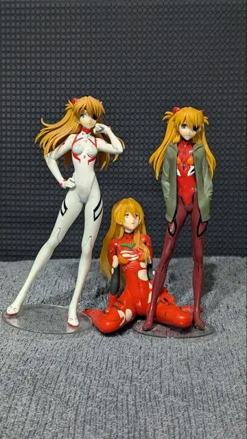 에반게리온 1번 복권 아스카 3체 세트