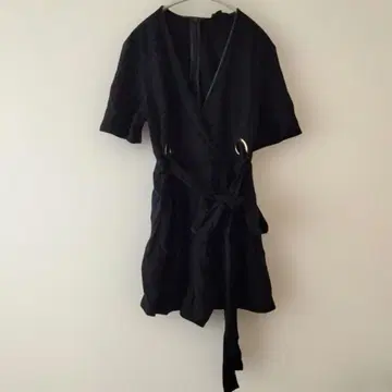 1점 한정 TOPSHOP 블랙 랩 디자인 올인원 UK 8