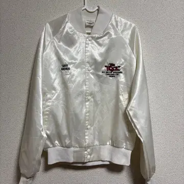 화이트 나일론 자켓 M 사이즈