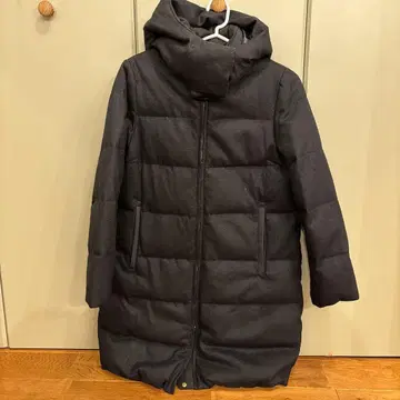 나노 유니버스 후드 부착 다운 자켓 니시카와 다운