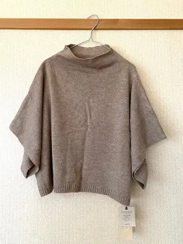 새상품 4950엔 스튜디오 클립 반팔 니트 하프 슬리브 베스트 스웨터