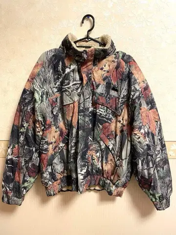 퍼스트다운 리버서블 리얼트리 보아 남성용 겨울 아우터