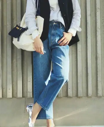 LOUNIE 스트레이트 데님