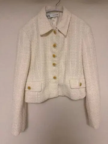 ZARA 아이보리 숏 자켓 M