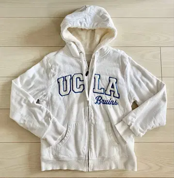현지 구매 UCLA 로고 후드티 화이트