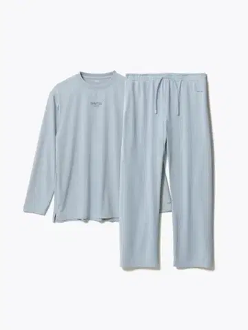 [미사용 새상품] TENTIAL 색스 블루 룸웨어 셋업