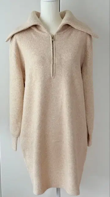 셀포드 CELFORD 베이지 니트 드레스 원피스 튜닉 새상품급