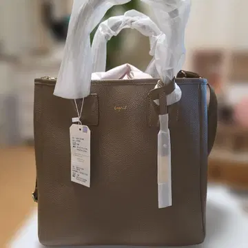 Ungrid 토트백 A4 천연 가죽 2WAY 핸드백 가죽 소가죽