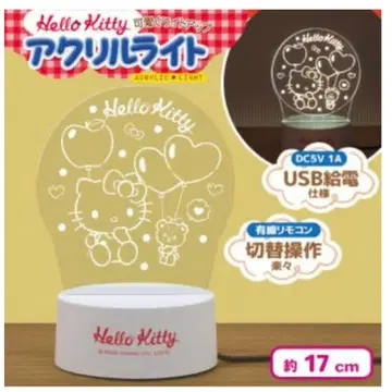 헬로키티 아크릴 라이트 약 17cm