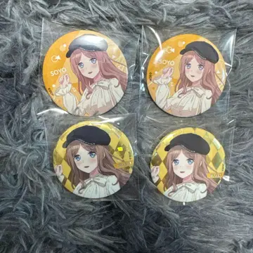 뱅드림 나가사키 소요 캔뱃지 WEGO 4개 세트