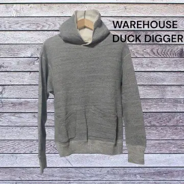 웨어하우스 후드티 세퍼레이트 포켓 덕 디거 40 그레이