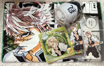 귀멸의 칼날 시나즈가와 사네미 풀컬러 페이스타월 노루캬라 점프샵