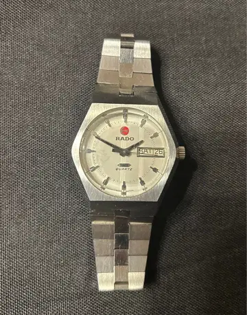 RADO SA126 쿼츠 시계 실버