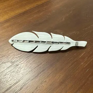 [ 새상품급 ] 알렉상드르 드 파리 깃털 헤어 클립 머리핀