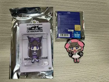 lesserafim 운채 마이멜로디 핀즈 아크릴 세트