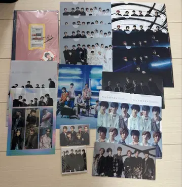 SixTONES 클리어 파일 회원증 케이스 메모 메시지 카드