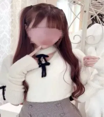 모에냐 시마무라 암커버 포함 니트 풀오버 화이트 양산형 LL