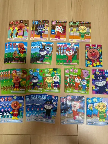 호빵맨 카드 54장