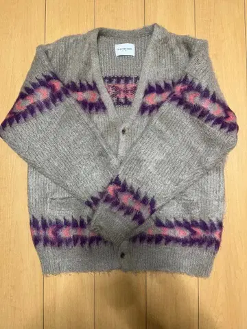 BLACKWEIRDOS 모헤어 가디건