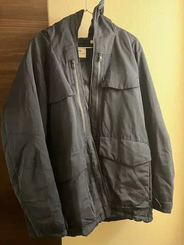 하이브리드 다운 오버사이즈 파카 XL 네이비 중고 2021