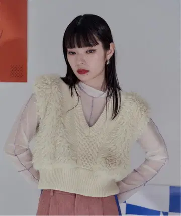 미에트 케이블 퍼 숏 베스트