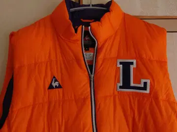 르꼬끄 스포르티브 골프 컬렉션 오렌지 다운 베스트 빅 사이즈