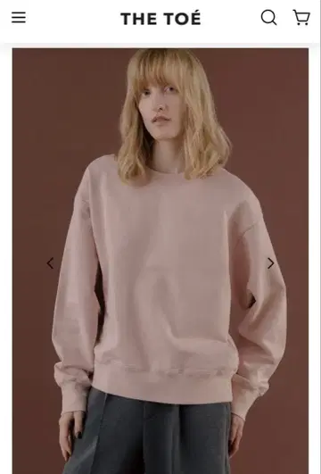 [택 포함 새상품] THE TOE Spitaler Sweat