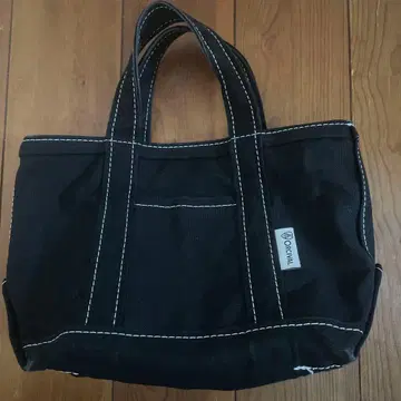 ORCIVAL 캔버스 블랙 미니 토트백