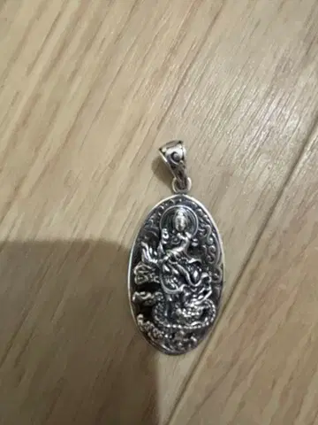 실버 925 불상 드래곤 펜던트