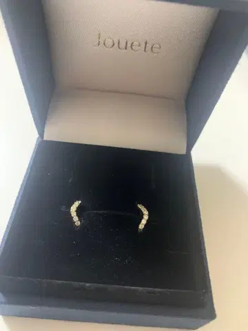 jouete 실버 이어커프 크리스탈 장식