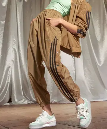 adidas 아디다스 카멜 나일론 트랙 팬츠 저지