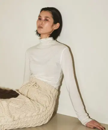 TODAYFUL 소프트 터틀넥 상의 투데이풀 하이넥