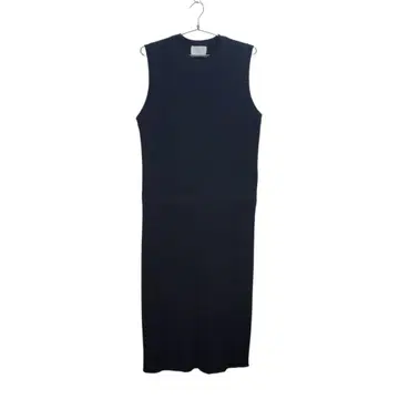 니트 슬리브리스 원피스