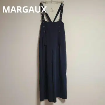 MARGAUX 마르고 살로펫 팬츠 와이드 팬츠 F 네이비