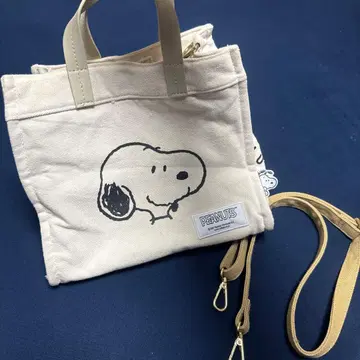 스누피 토트백 핸드백