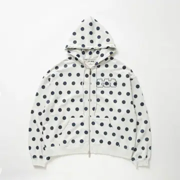 TTT_msw Dot zip up hoodie ( GREY ) M 사이즈