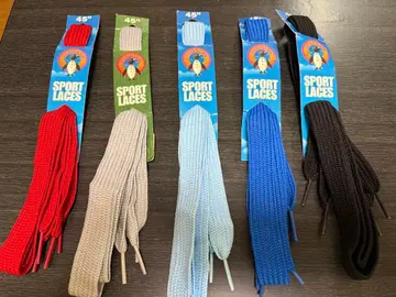 미사용 펭귄 블랑즈 팻 슈레이스 약 114cm 5색 세트